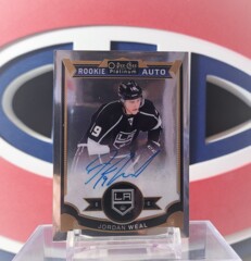 Jordan Weal 2015-16 - Rookie Autograph O-Pee-Chee Platinum